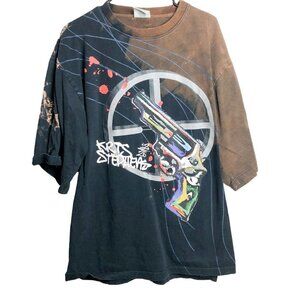 Delf K&S Sports Wear Kris Stephens Tie Dye Revolver T Shirt mens 2XL